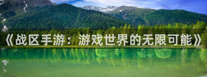 28大神开奖预测:《战区手游:游戏世界的无限可能》